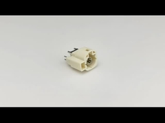 FAKRA HSD Connector White اللون 4 + 2Pin Coaxial PCB / Panel Connector