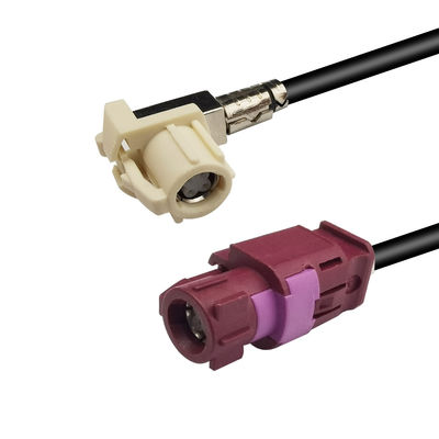 Code B To D FAKRA HSD Cable Assemblies For Rear View Backup Camera