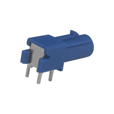 Automotive FAKRA RF PCB Connector C Code Through Hole Right Angle Plug